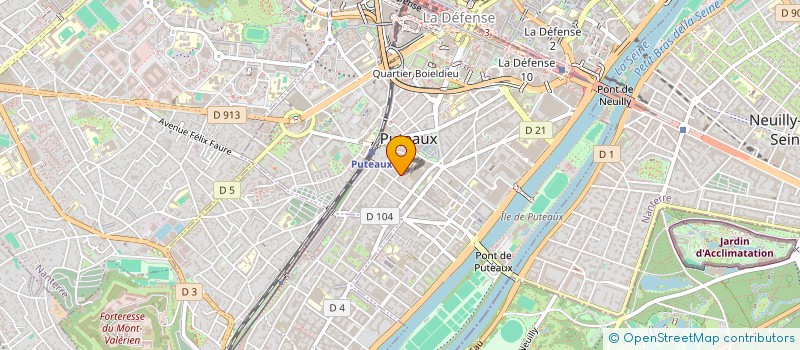 localisation de l'entreprise MONSIEUR FRANCOIS BANDET à PUTEAUX