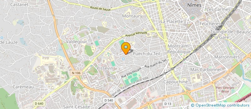 localisation de l'entreprise MONSIEUR FRANCOIS BARBASTE  NIMES