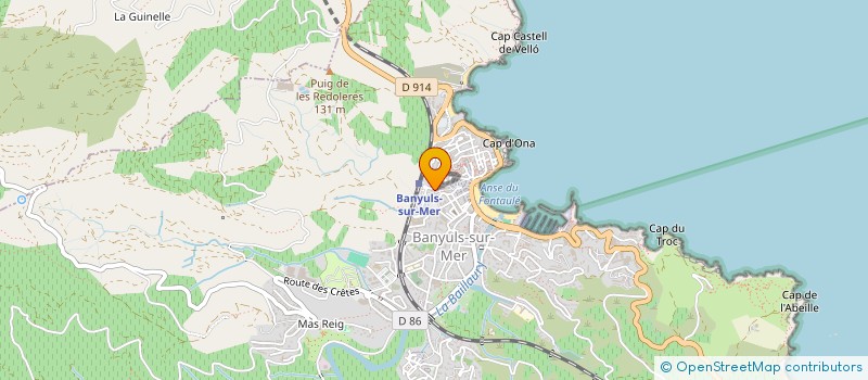 localisation de l'entreprise MONSIEUR FRANCOIS BARBE  BANYULS-SUR-MER