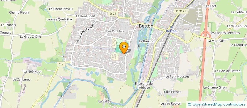 localisation de l'entreprise MONSIEUR FRANCOIS BARBIER  BETTON