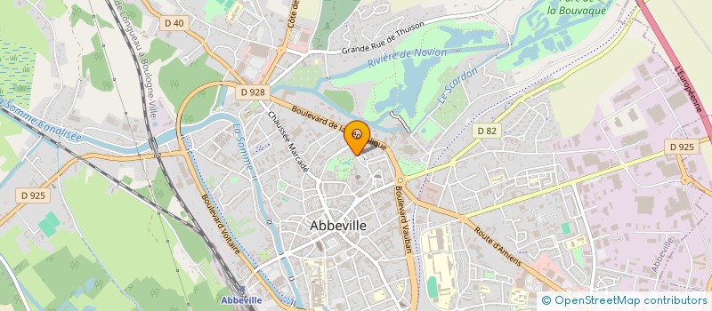 localisation de l'entreprise MONSIEUR FRANCOIS BARBREAU à ABBEVILLE