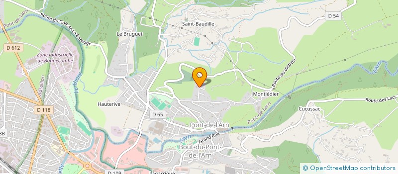 localisation de l'entreprise MONSIEUR FRANCOIS BARDOU  PONT-DE-LARN