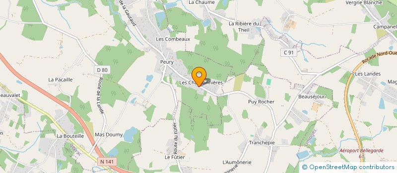 localisation de l'entreprise MONSIEUR FRANCOIS BAREIGE à CIEUX
