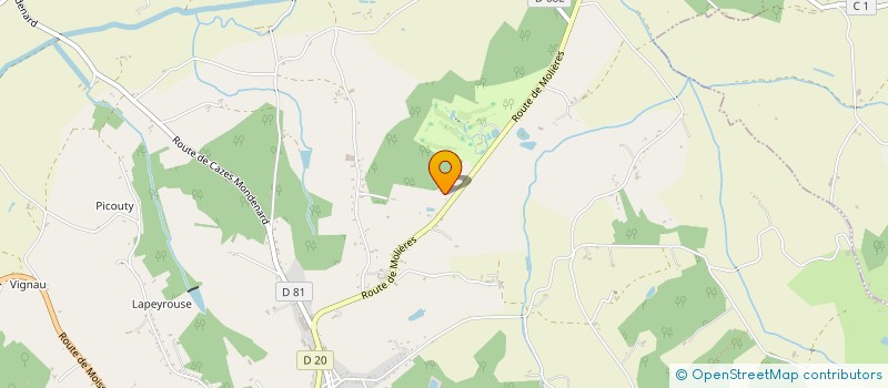 localisation de l'entreprise MONSIEUR FRANCOIS BARET  LAFRANCAISE