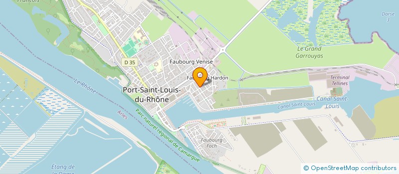 localisation de l'entreprise MONSIEUR FRANCOIS BARGES à PORT-SAINT-LOUIS-DU-RHONE