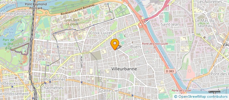 localisation de l'entreprise MONSIEUR FRANCOIS BARNIER à VILLEURBANNE