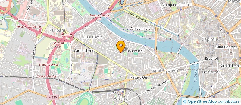 localisation de l'entreprise MONSIEUR FRANCOIS BARON  TOULOUSE