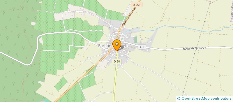 localisation de l'entreprise MONSIEUR FRANCOIS BARONI à BARBONNE-FAYEL