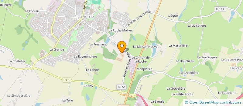 localisation de l'entreprise MONSIEUR FRANCOIS BARREAU à CHANVERRIE