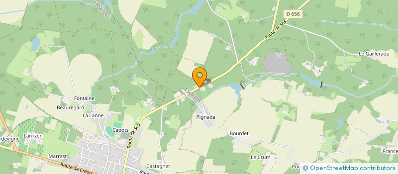 localisation de l'entreprise MONSIEUR FRANCOIS BARRERE  ESCALANS