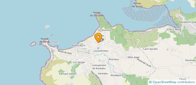 localisation de l'entreprise MONSIEUR FRANCOIS BARRET  TREDREZ-LOCQUEMEAU