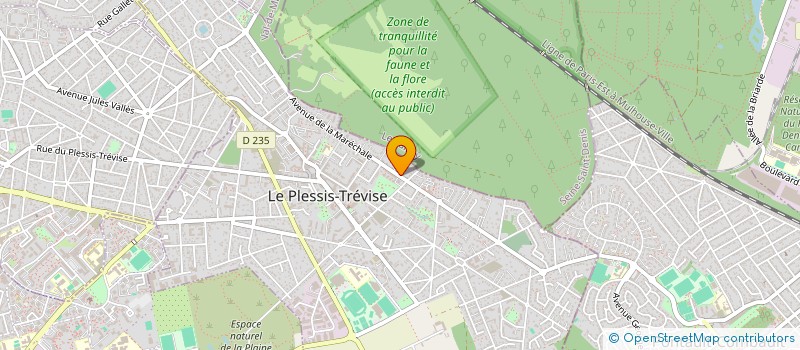 localisation de l'entreprise MONSIEUR FRANCOIS BARROSO à LE PLESSIS-TREVISE