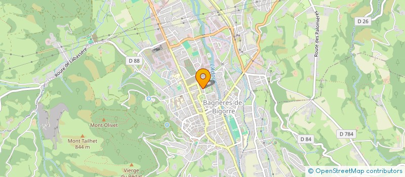 localisation de l'entreprise MONSIEUR FRANCOIS BARROUQUERE THEIL  BAGNERES-DE-BIGORRE
