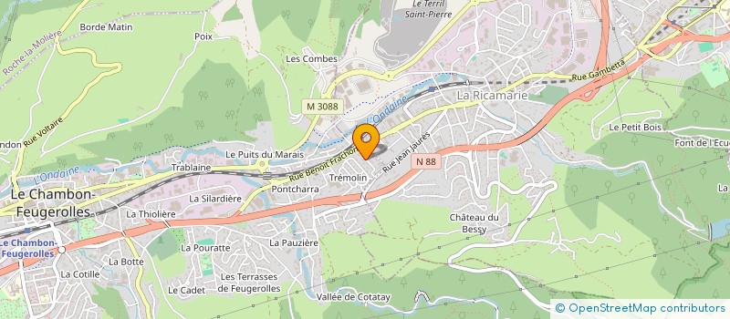 localisation de l'entreprise MONSIEUR FRANCOIS BARTHELEMY à LE CHAMBON-FEUGEROLLES