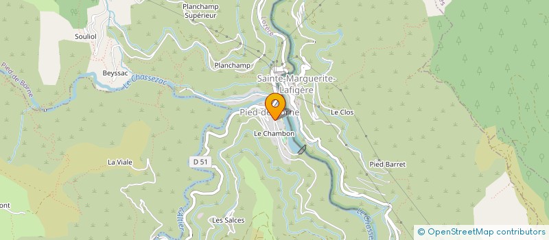 localisation de l'entreprise MONSIEUR FRANCOIS BASILE  PIED-DE-BORNE