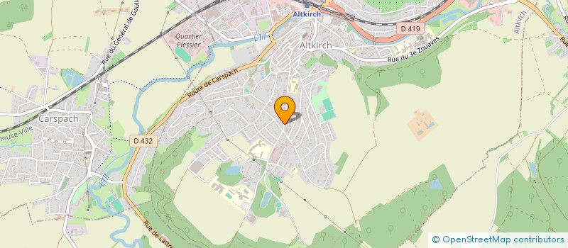 localisation de l'entreprise MONSIEUR FRANCOIS BASLER à ALTKIRCH
