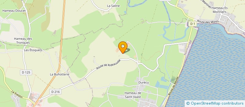 localisation de l'entreprise MONSIEUR FRANCOIS BASLEY à SAINT-VAAST-LA-HOUGUE