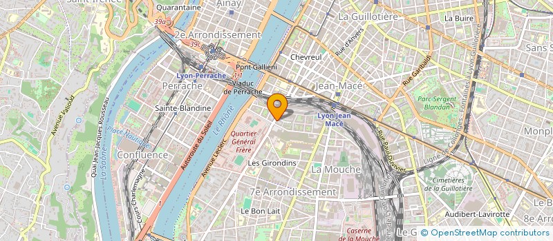 localisation de l'entreprise MONSIEUR FRANCOIS BATAILLARD  LYON