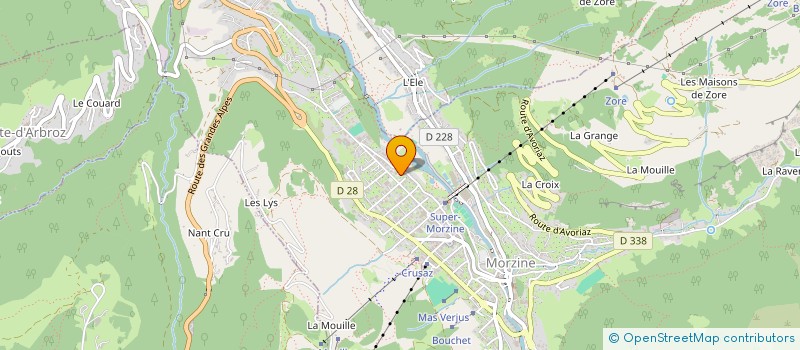 localisation de l'entreprise MONSIEUR FRANCOIS BAUD à MORZINE