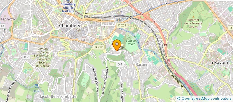 localisation de l'entreprise MONSIEUR FRANCOIS BAUDET  CHAMBERY