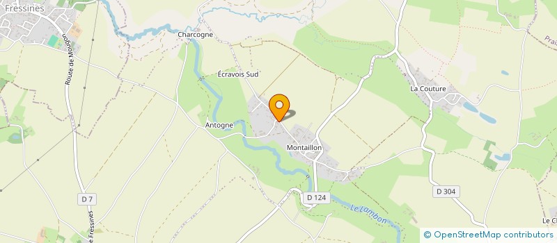 localisation de l'entreprise MONSIEUR FRANCOIS BAUDIN  AIGONDIGNE