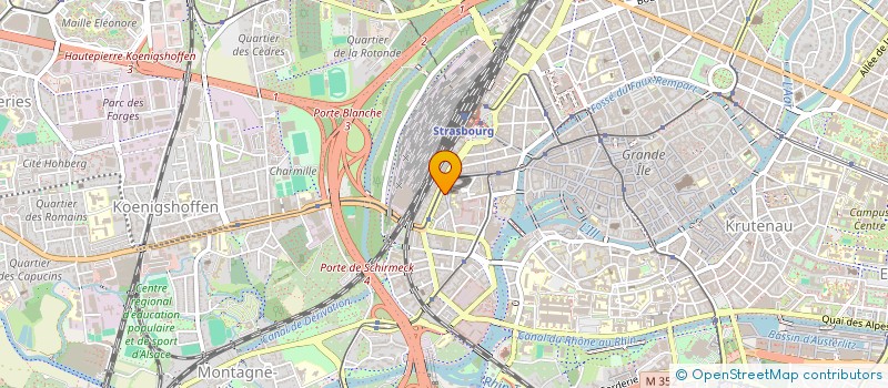localisation de l'entreprise MONSIEUR FRANCOIS BAUER à STRASBOURG
