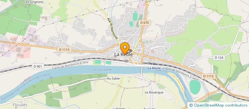 localisation de l'entreprise MONSIEUR FRANCOIS BAUGIN BOULZE à LA REOLE