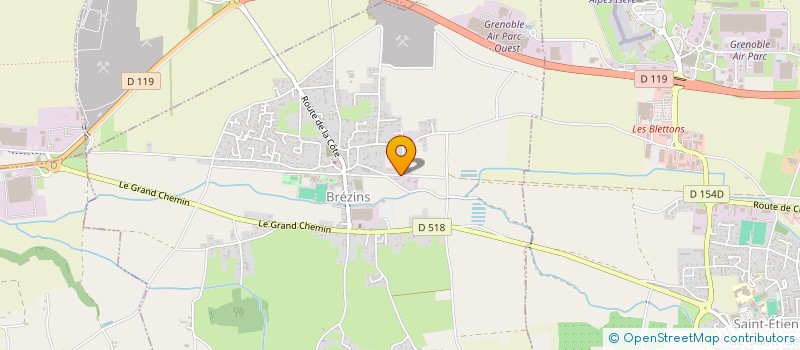 localisation de l'entreprise MONSIEUR FRANCOIS BAZAN  BREZINS