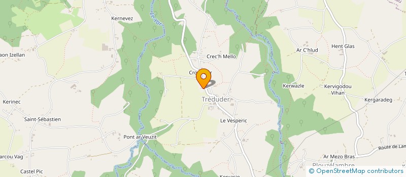 localisation de l'entreprise MONSIEUR FRANCOIS BEALU  TREDUDER