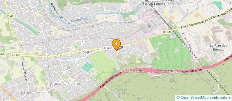 localisation de l'entreprise MONSIEUR FRANCOIS BECKER  GIGNAC-LA-NERTHE