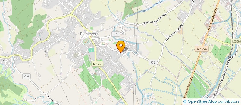 localisation de l'entreprise MONSIEUR FRANCOIS BECKERT  PIERREVERT