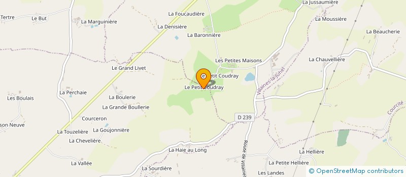 localisation de l'entreprise MONSIEUR FRANCOIS BEDOUET  VIMARTIN-SUR-ORTHE