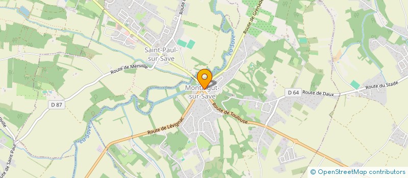 localisation de l'entreprise MONSIEUR FRANCOIS BEGUE  MONTAIGUT-SUR-SAVE