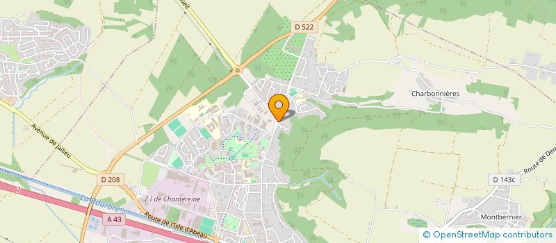 localisation de l'entreprise MONSIEUR FRANCOIS BEGUIN  BOURGOIN-JALLIEU