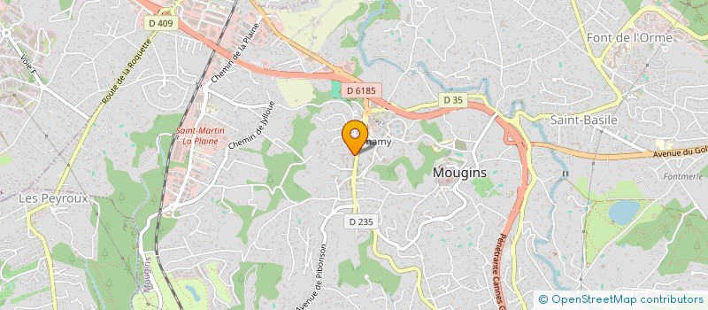 localisation de l'entreprise MONSIEUR FRANCOIS BEHAR à MOUGINS
