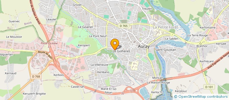 localisation de l'entreprise MONSIEUR FRANCOIS BEL à AURAY