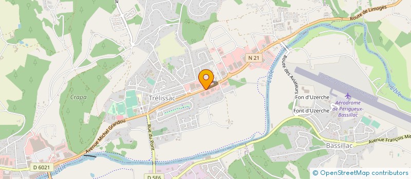 localisation de l'entreprise MONSIEUR FRANCOIS BELLONI à TRELISSAC