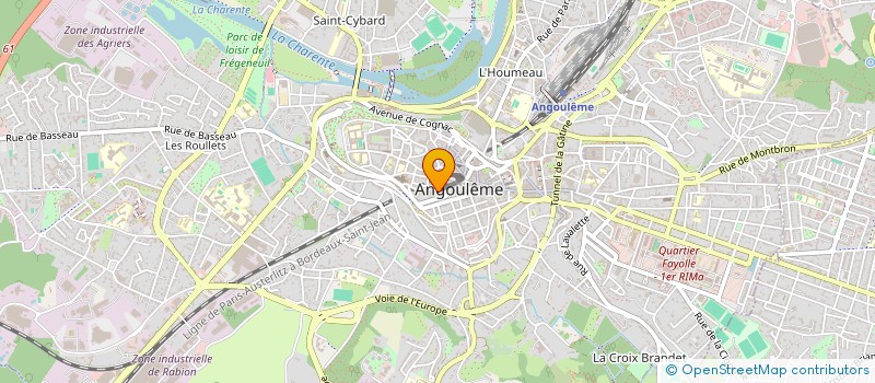 localisation de l'entreprise MONSIEUR FRANCOIS BELLOT DES MINIERES à ANGOULEME