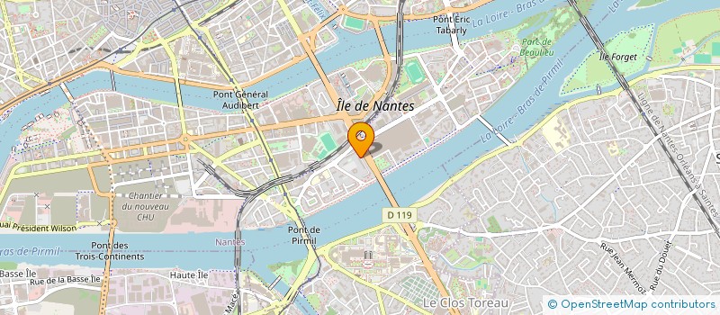 localisation de l'entreprise MONSIEUR FRANCOIS BENET  NANTES