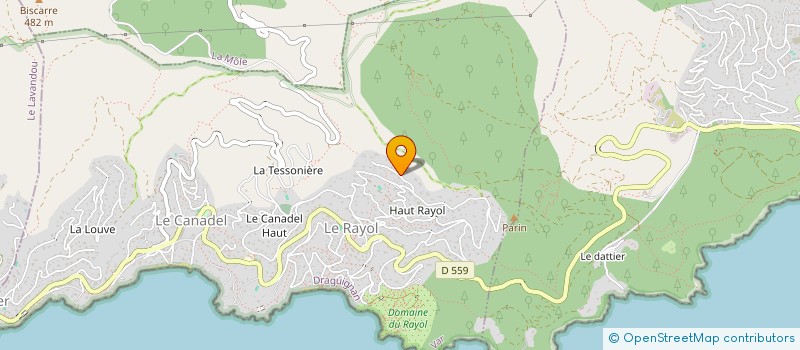 localisation de l'entreprise MONSIEUR FRANCOIS BENEYTOUT à RAYOL-CANADEL-SUR-MER