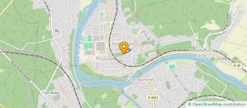 localisation de l'entreprise MONSIEUR FRANCOIS BENOIST  CHAMPAGNE-SUR-SEINE