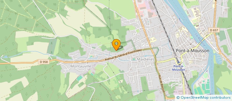 localisation de l'entreprise MONSIEUR FRANCOIS BENONI  MONTAUVILLE