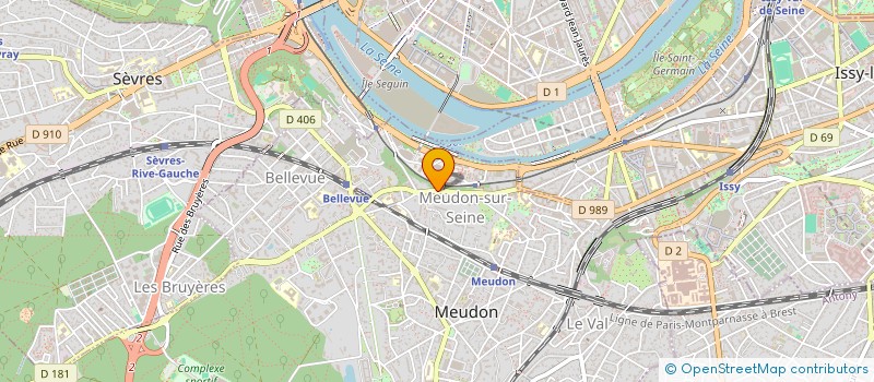 localisation de l'entreprise MONSIEUR FRANCOIS BENVENISTE à MEUDON