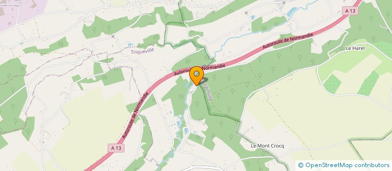 localisation de l'entreprise MONSIEUR FRANCOIS BEQUEREL  TRIQUEVILLE