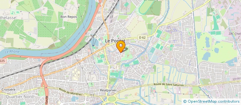 localisation de l'entreprise MONSIEUR FRANCOIS BERANGER  LE PONTET