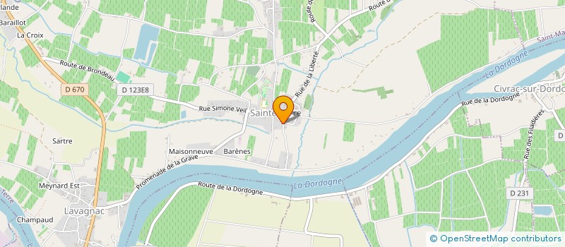 localisation de l'entreprise MONSIEUR FRANCOIS BERCEAU  SAINTE-TERRE