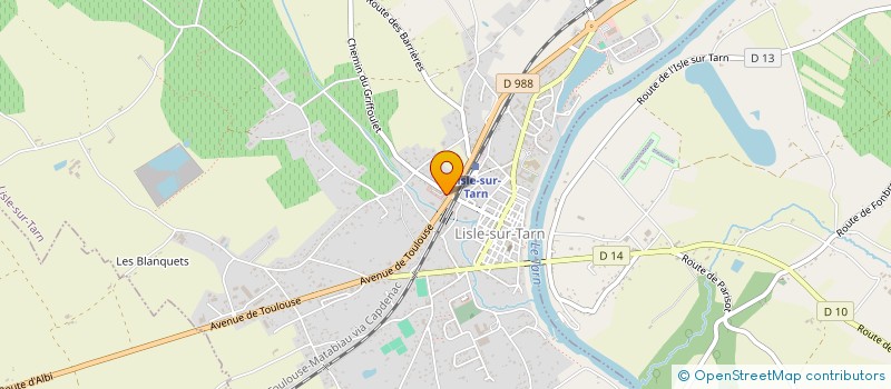 localisation de l'entreprise MONSIEUR FRANCOIS BERERD à LISLE-SUR-TARN