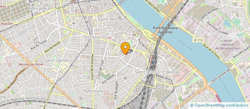 localisation de l'entreprise MONSIEUR FRANCOIS BERETTA-BIDET  BORDEAUX