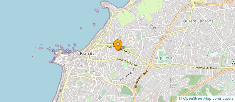 localisation de l'entreprise MONSIEUR FRANCOIS BERGEON à BIARRITZ