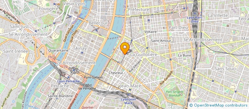 localisation de l'entreprise MONSIEUR FRANCOIS BERGEROUX  LYON